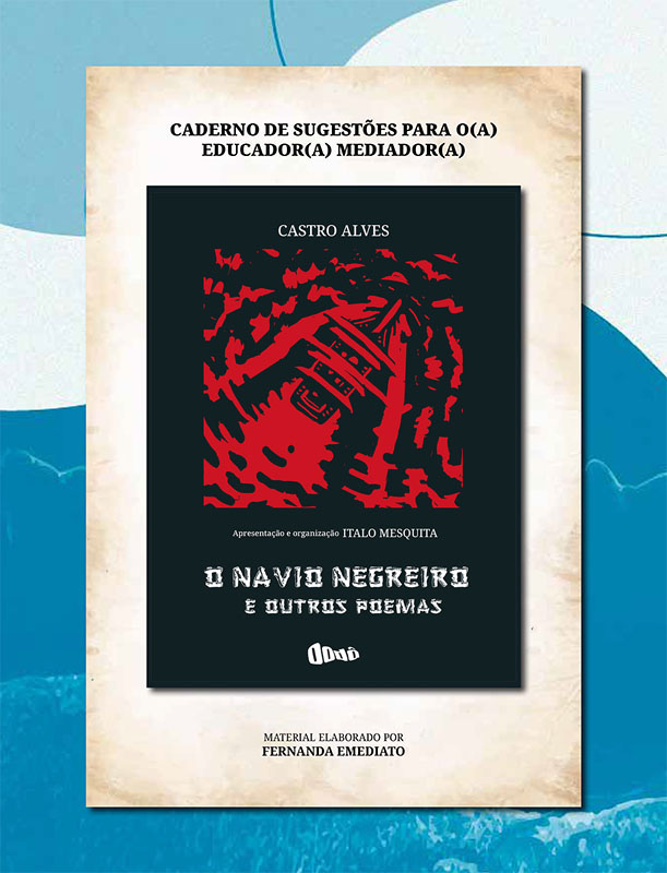 Capa do manual do professor de O navio negreiro e outros poemas