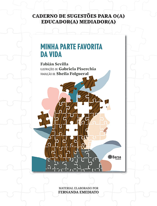 Capa do manual do professor de Minha parte favorita da vida